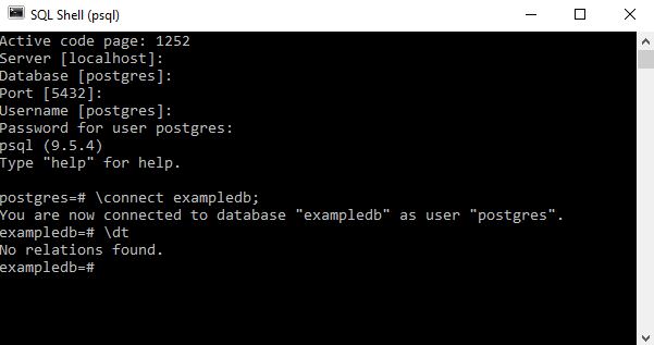 postgresql command line mac