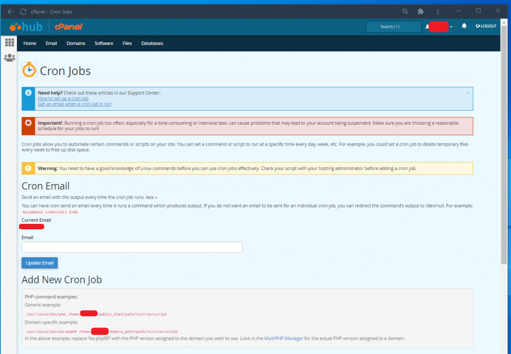 Setting Up Cron Job Using Cpanel Cloudy Data Blog